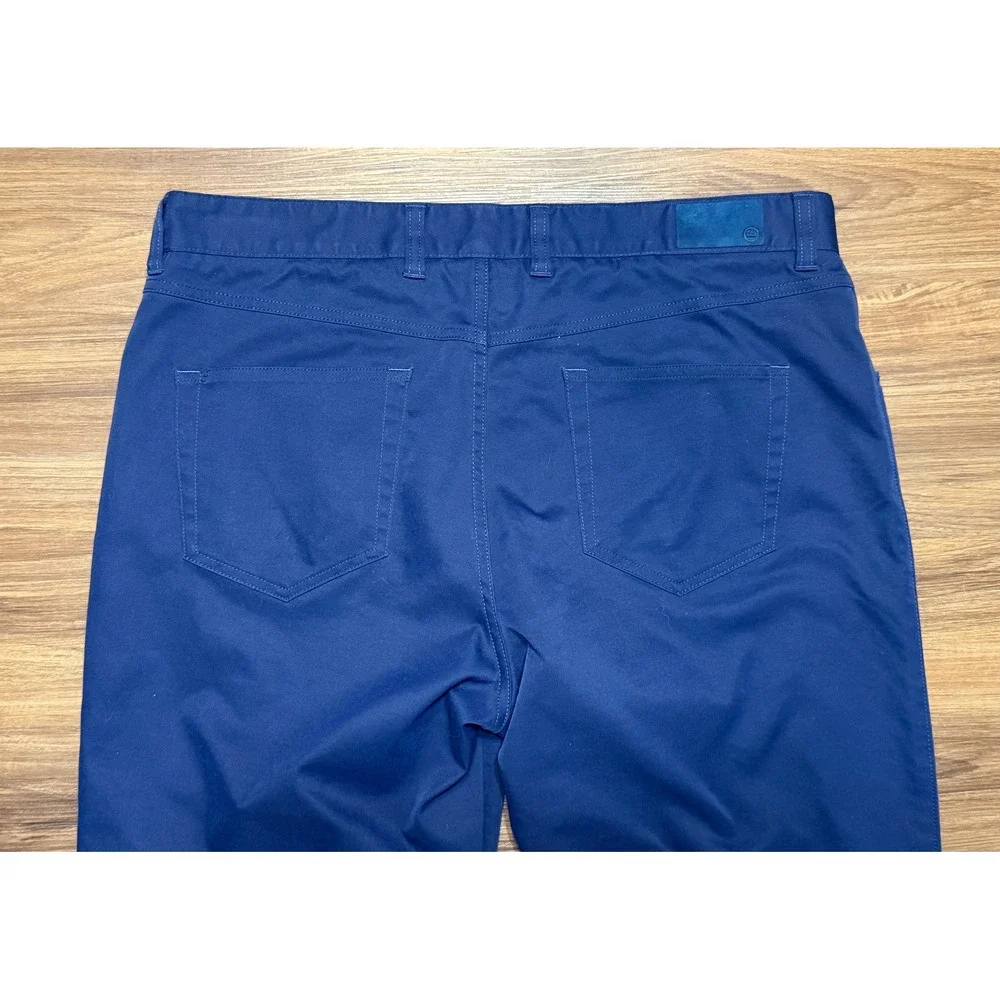 Peter Millar EB66 Performance Five-Pocket Pants Navy Blue Sz 36/30 (ME0EB66FB)